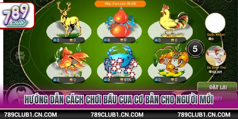 Cách Chơi Bầu Cua Online Chuẩn Xác Ăn Tiền Lớn Tại 789Club 3 Hướng dẫn quy tắc cược và tỷ lệ trả thưởng